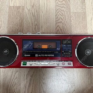 TOSHIBA RT-SF7 SUGAR 카세트 붐박스 도시바 sf7 슈거 레드 워크맨
