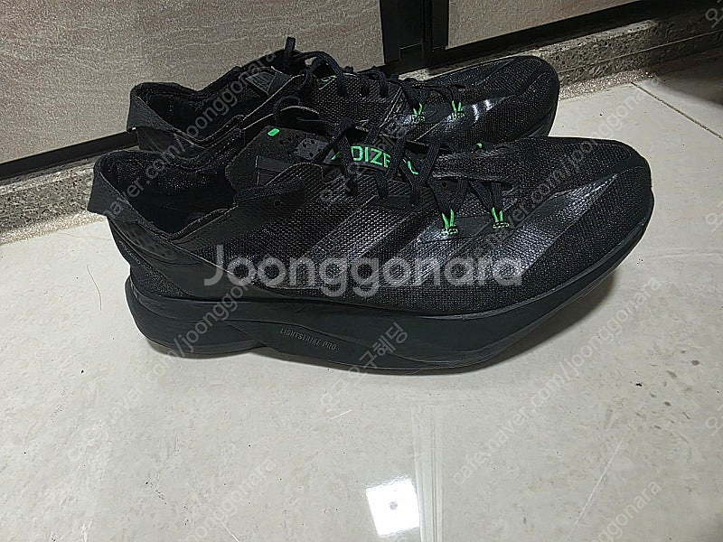 아디다스 아디제로 프로3 올블랙 265 판매합니다--2