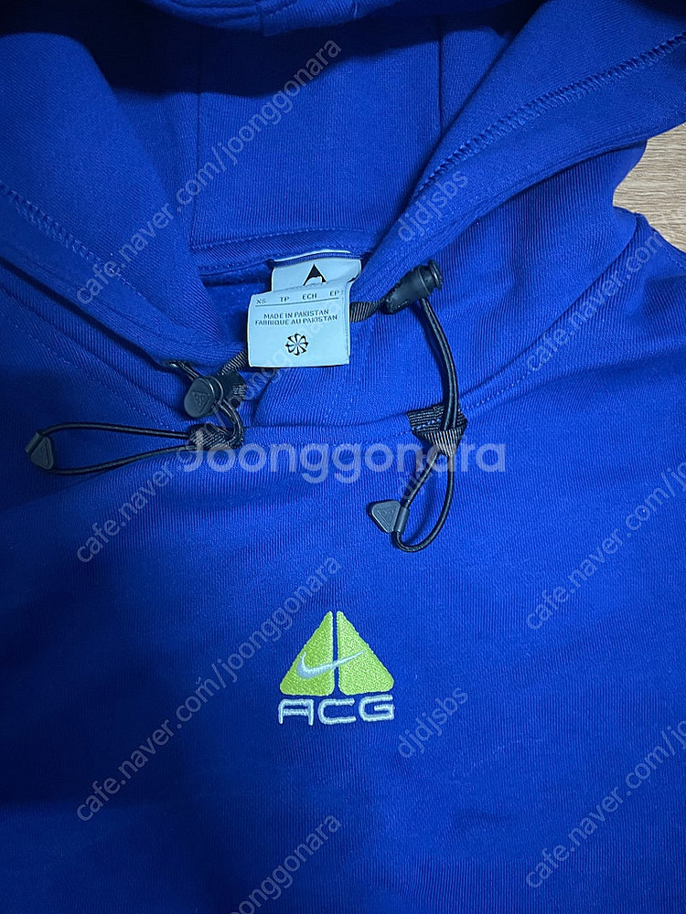 나이키 ACG 후드 딥 로얄 블루 US/EU XS사이즈--0