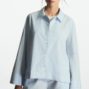 COS 코스 레귤러핏 스트라이프 셔츠 S / 랑방 마인 오브제 타임 럭키슈에뜨 산드로 마쥬 오르 시에 시스템