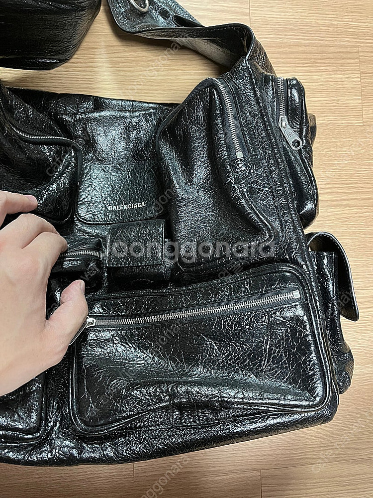 발렌시아가 수퍼비지 슈퍼비지 이지 슬링백 라지 L사이즈...--2