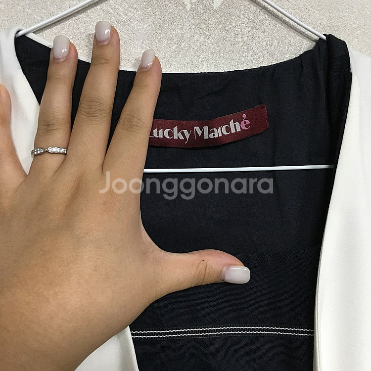 럭키슈에뜨 럭키마르쉐 세일러 카라 원피스 S / 랑방 ...--1
