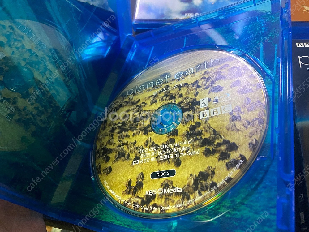 BBC 살아 있는 지구. 4DVD세트. 블루레이--6