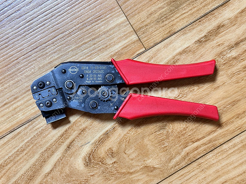 Molex 모렉스 정품 스웨덴제 압착기 몰렉스 CR2262C, 11-01-0185--1