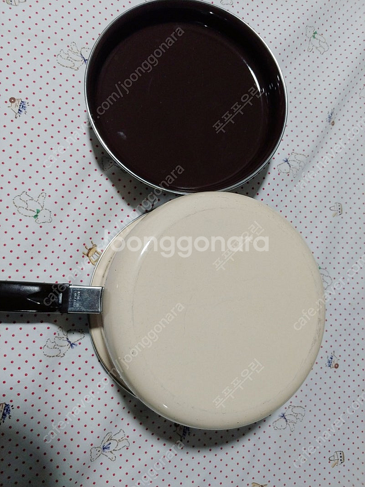 영국 법랑 냄비 편수 20cm--3