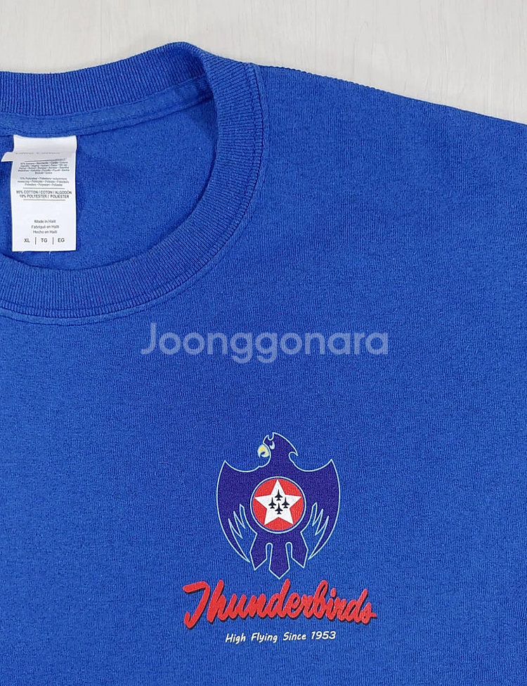 미공군 썬더버즈 반팔 티셔츠 XL--2