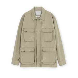 브라운야드 워시드 bdu 자켓 다크 베이지 brownyard 25ss