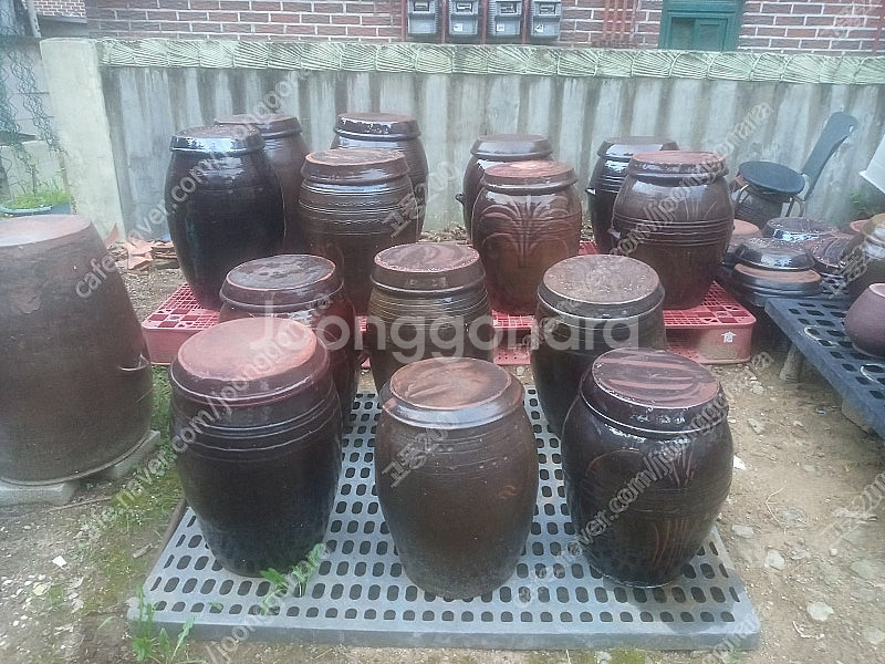 장독 항아리 /옛날 항아리/ 옹기 항아리/ 된장 / 매...--0