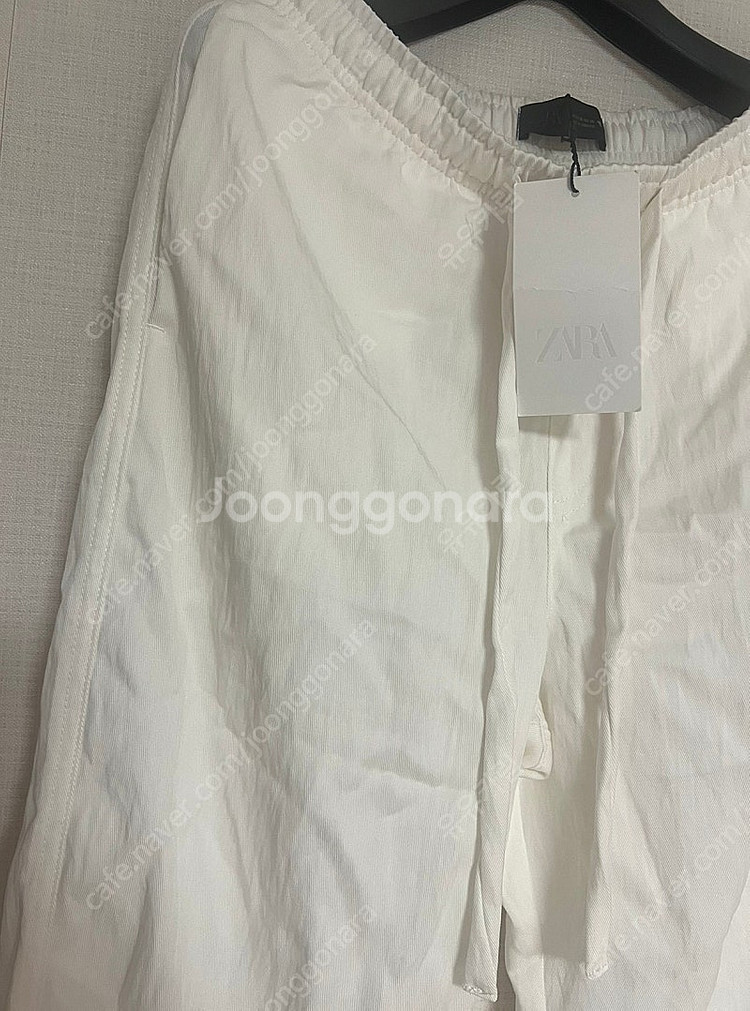 ZARA 자라 드로스트링 스트레이트 팬츠, 자라 밴딩 ...--8