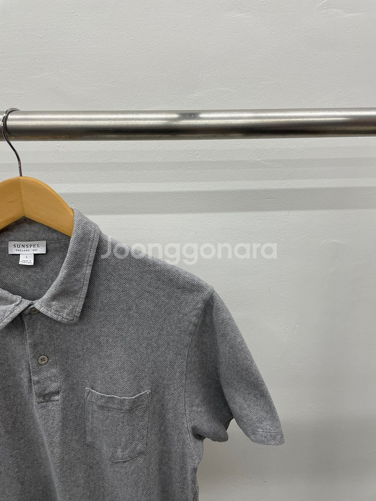 100,32)선스펠 반팔 카라 티셔츠,마시모두띠 스판 ...--4