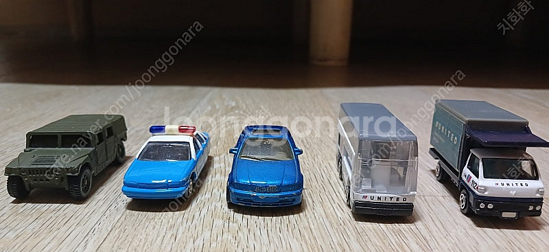 미니카 5대 (NYPD 경찰차, BMW 3)--1