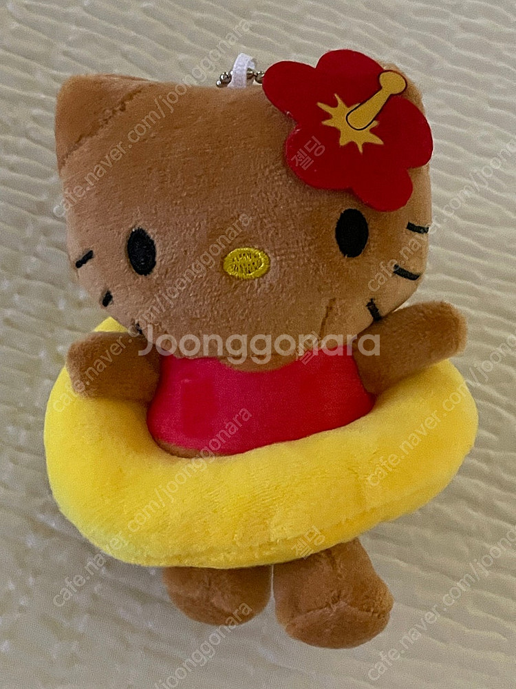 롱다리 키티 스티치 원피스 키링 인형 호피 탠키티 튜브...--5