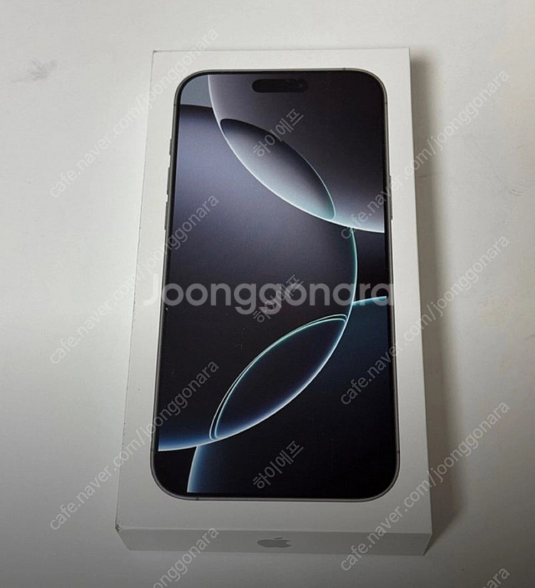 아이폰16 프로 맥스 256GB 화이트 티타늄 미개봉--0
