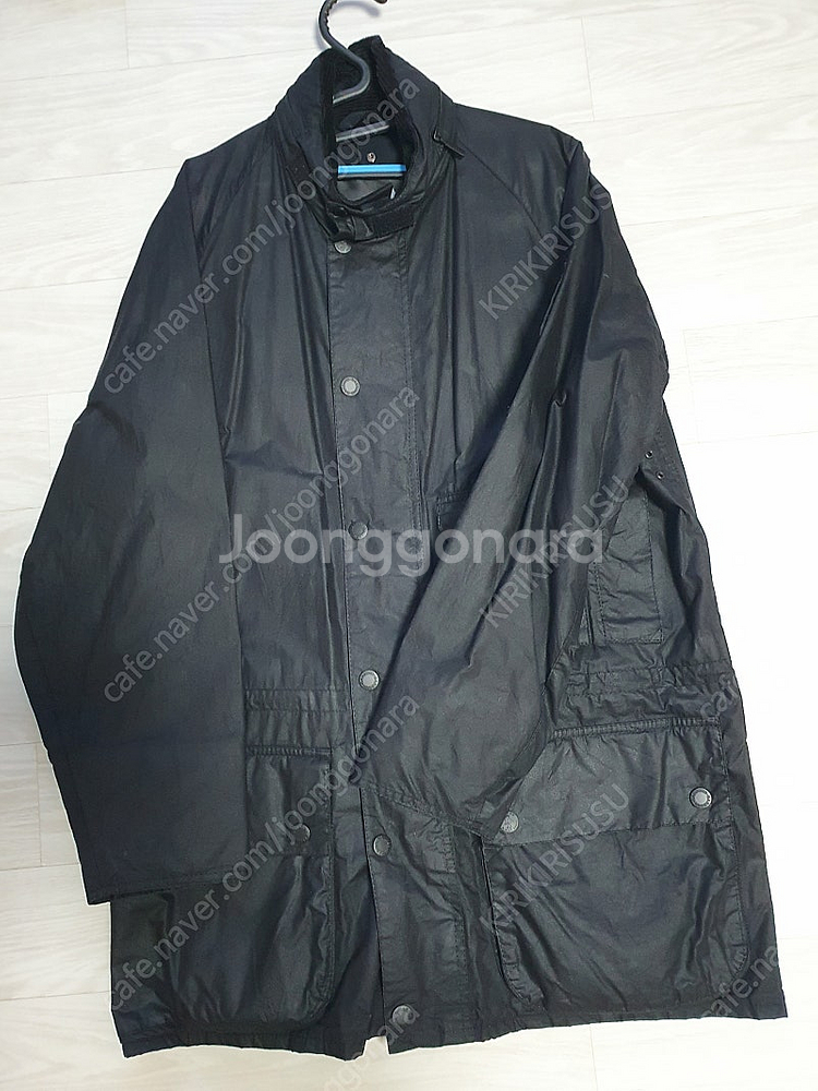 [바버 X 리들리스콧 콜라보] 필름 왁스 자켓 블랙--1