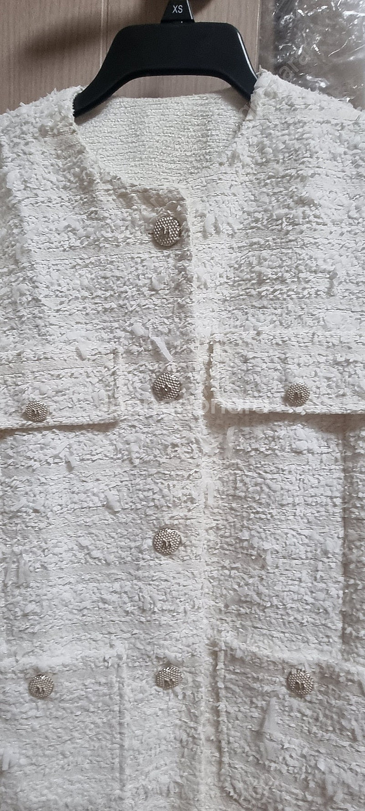 한섬 마인 더캐시미어 트위드 코트 니트--3