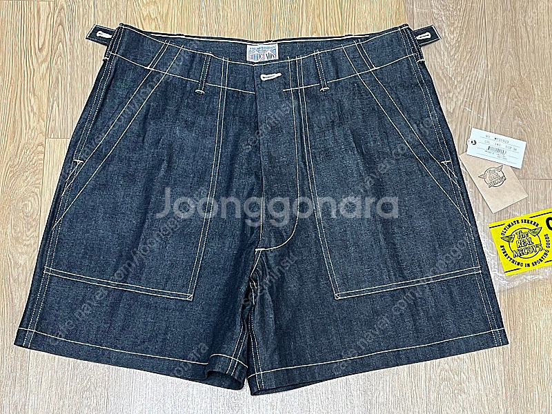 [34] 리얼맥코이 25SS 데님 쇼츠 반바지--1