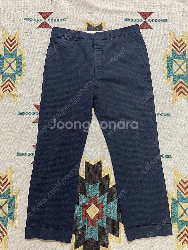 RRL 인디고 스트라이프 수트팬츠(32)--0