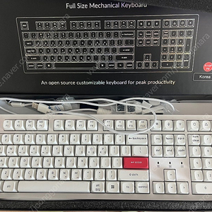 키크론 k10 pro RGB 저소음 적축 풀배열 키보드