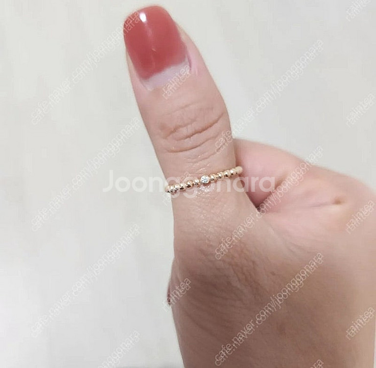 로이드 10k 볼반지--1