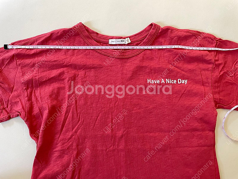 Rag&Bone 랙앤본 레드 티셔츠 S--3