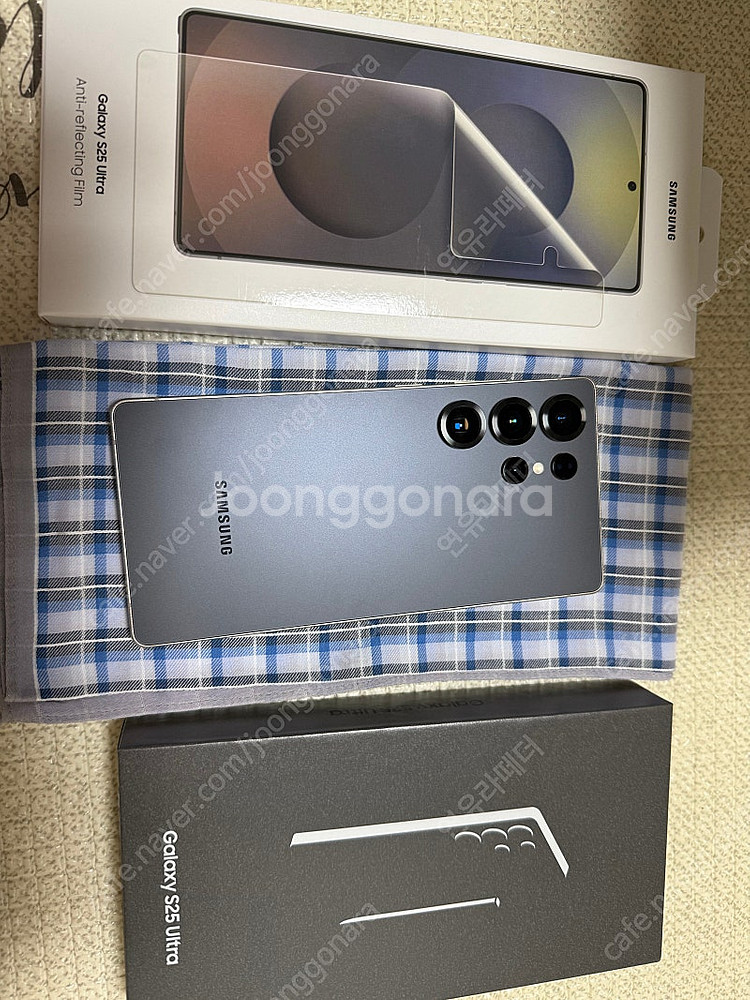 1시간전에 개봉한 갤럭시s25울트라 자급제 512G--0