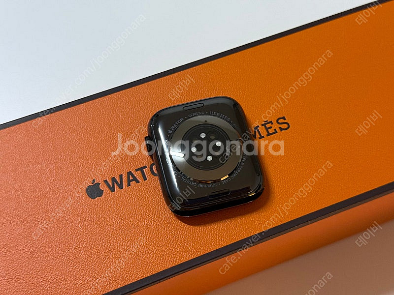 애플워치6 44mm 에르메스 S급 누아르 블랙 색상 풀...--4