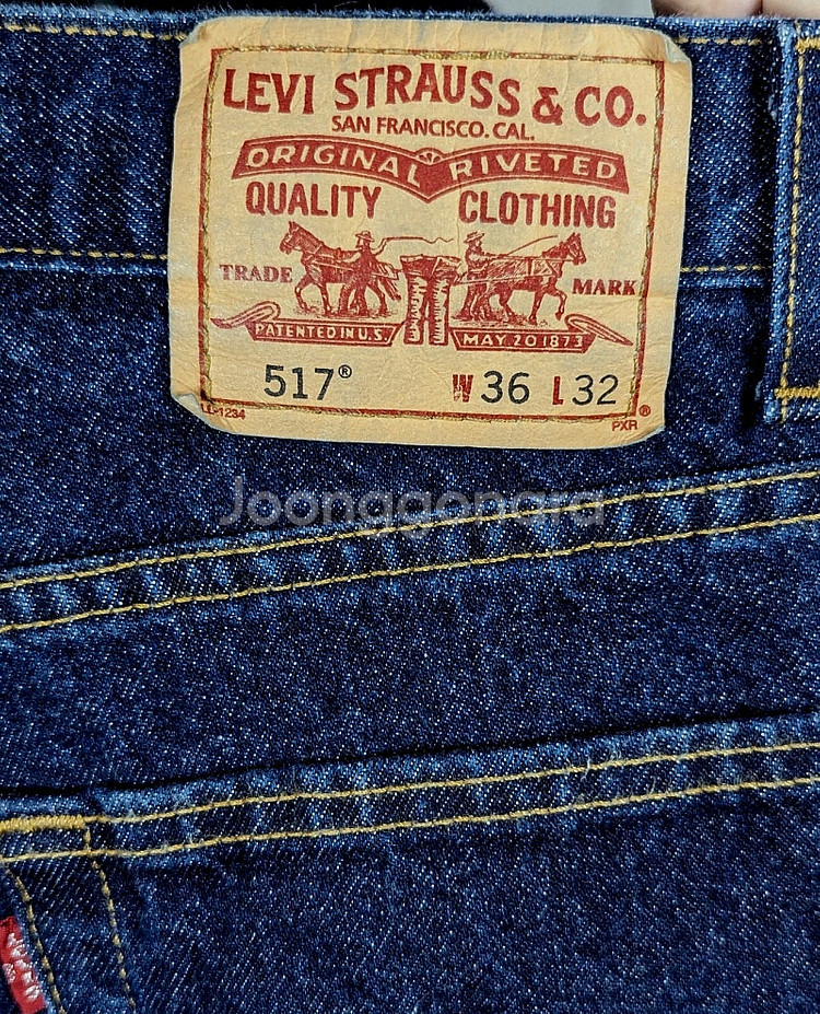 levis 리바이스517 인디고 진청 36x32 사이즈--2