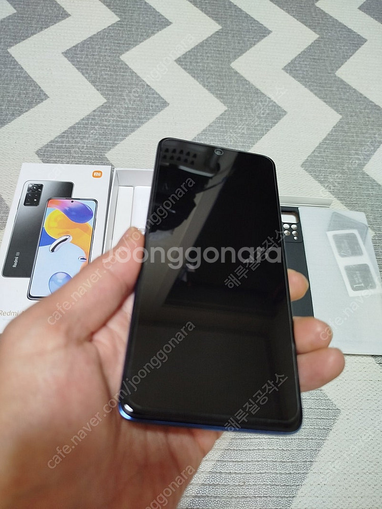 (개인) 홍미노트11pro 5g 6+2램 128롬 박스...--3
