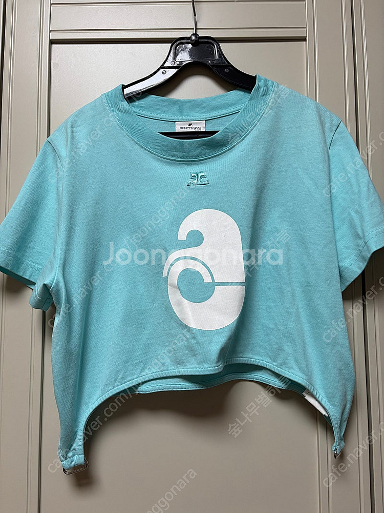 Courrèges 꾸레주 크롭 티셔츠 L (정품/새제품...--0