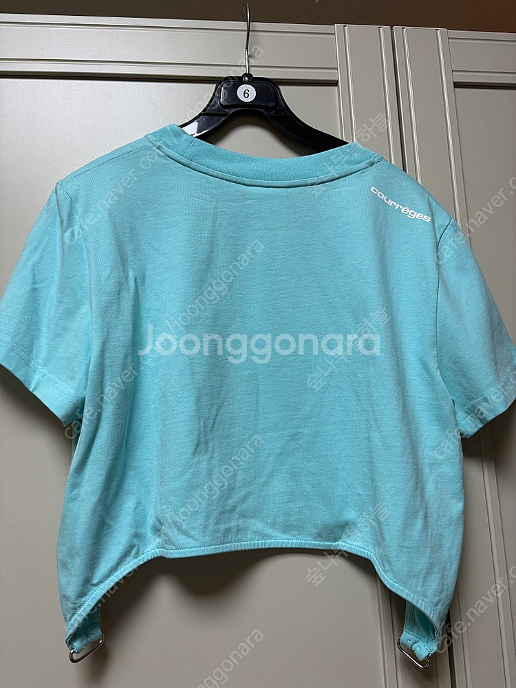 Courrèges 꾸레주 크롭 티셔츠 L (정품/새제품...--4