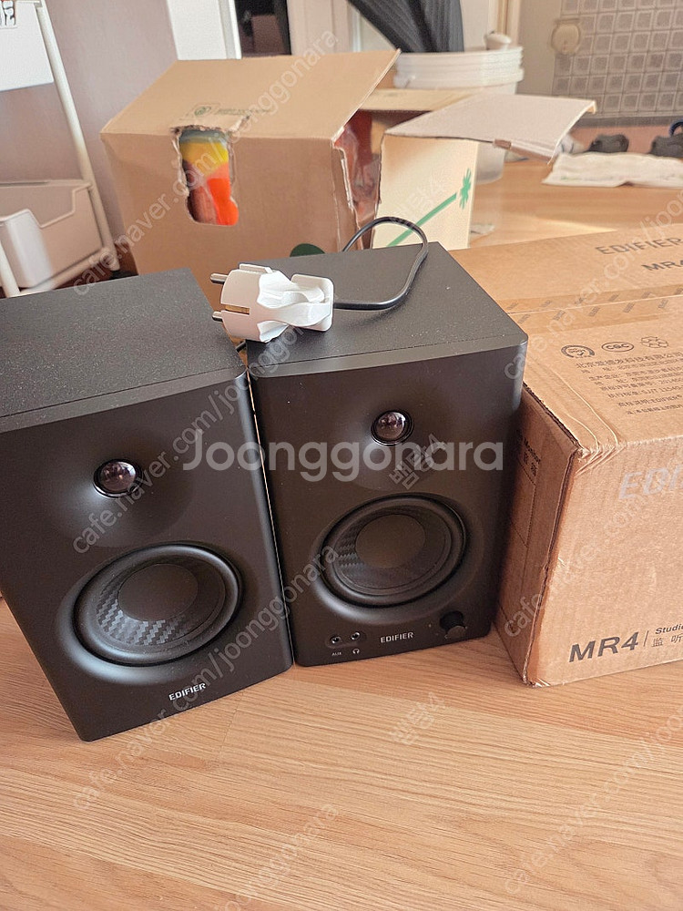에디파이어 mr4 스피커 블랙--0