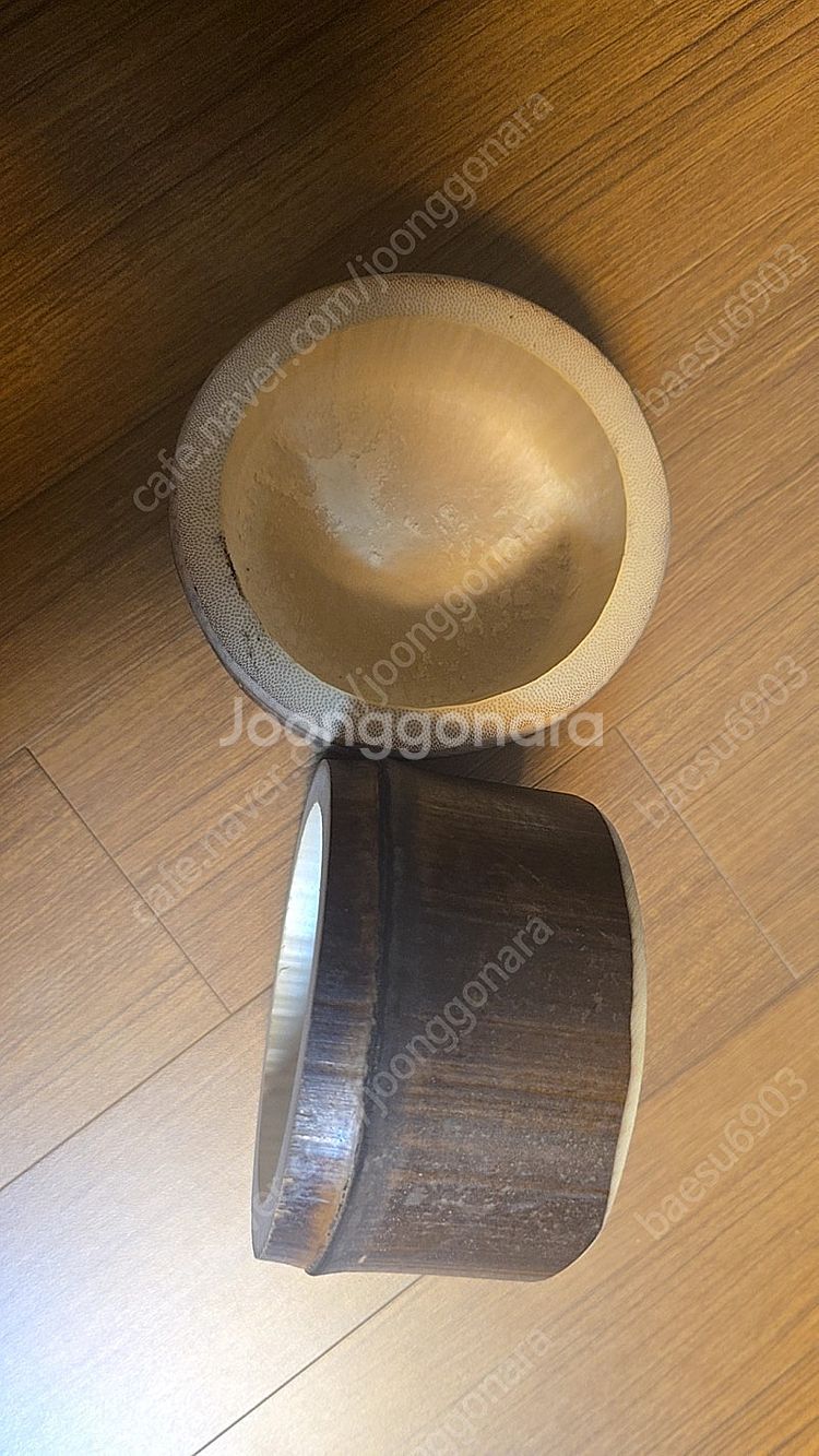 천연 대나무 통--0