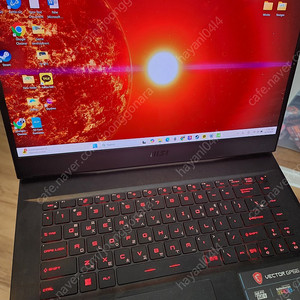 (부산 직거래 및 택배거래) 가격인하 MSI Vector GP66 RTX3060 OLED 게이밍 노트북 판매합니다
