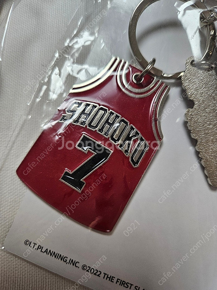 슬램덩크 유니폼 키링 5인 (정대만 강백호 송태섭 서태웅 채치수) 오마케 정품 키체인--2