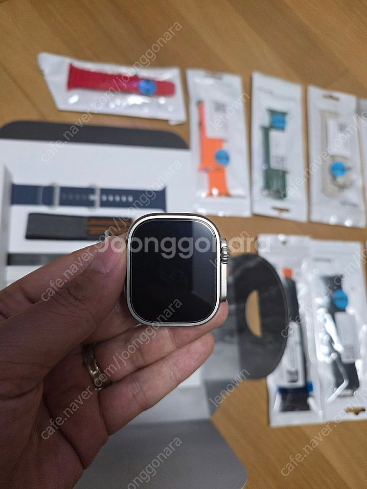 애플워치 울트라2 애케플가입 + 워치밴드 9종 팔아요.--2