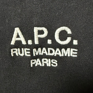 A.P.C 아페쎄 루마담 반팔 티셔츠 M사이즈(실 100) 검정색 팝니다