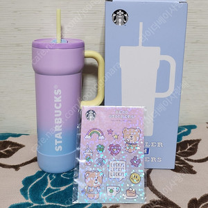 스타벅스 SS 캠퍼스 베어리 단테 핸들 콜드컵 710ml 미사용 새상품