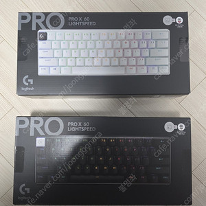 [로지텍] G PRO X 60 화이트 리니어(적축) 미개봉