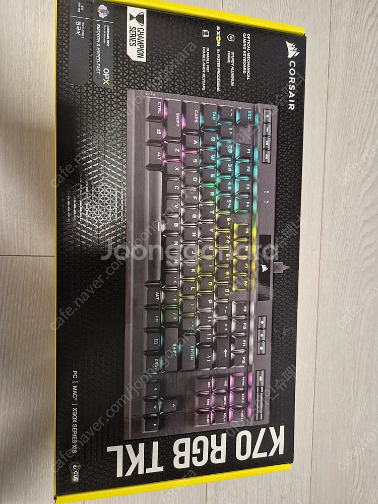 커세어 K70 RGB TKL OPX 미개봉 팝니다--0