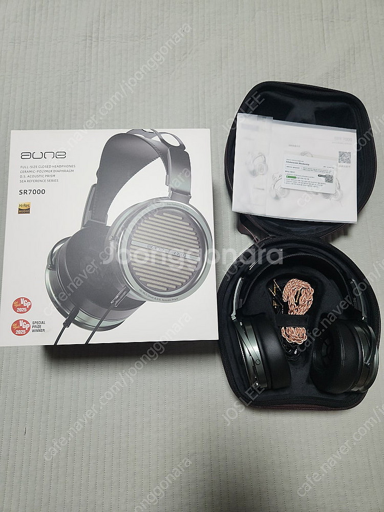 AUNE SR7000 헤드폰. 박스풀 35만원.--0