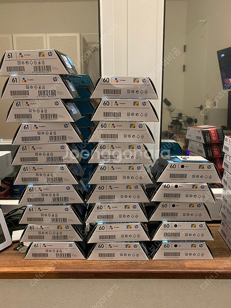 HP 60,61 정품잉크--0