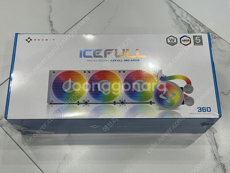 [미개봉 새제품 / 3열 수냉쿨러] 이엠텍 레드빗 IC...--0