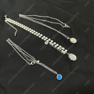 블루 오팔 진주 목걸이 써지컬