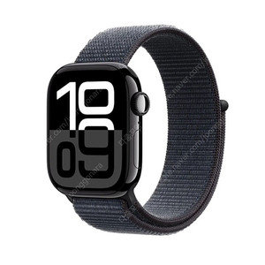 애플워치10 42mm 제트블랙 잉크 스포츠 루프 MWWG3KH/A