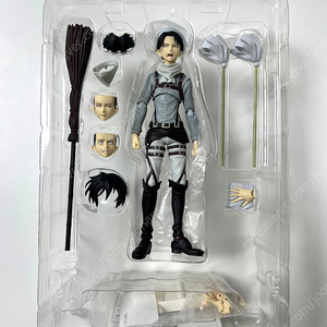 진격의 거인 진격거 리바이 피그마 figma 청소 버전 피규어