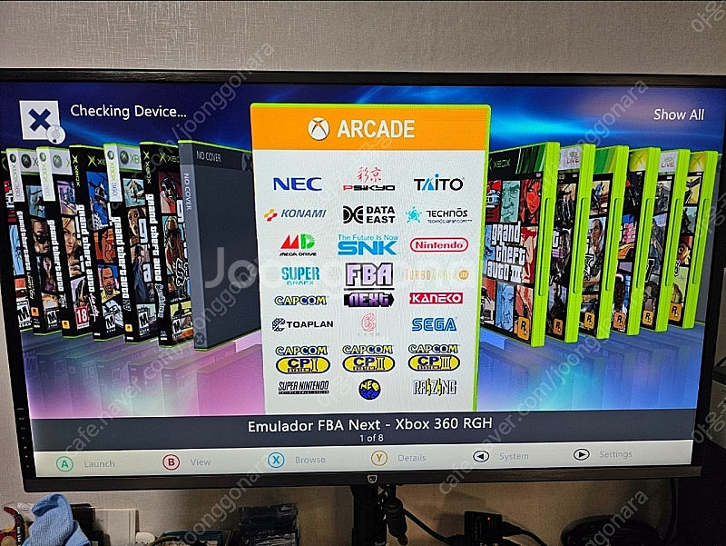 xbox360 슬림 모델 게임 가득 구성 판매--1
