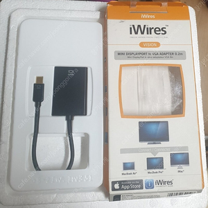 (미사용)iWires Mini DisplayPort to VGA