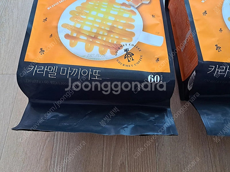 [일괄] 쟈뎅 까페모리 카라멜마끼아또 60개입 미개봉 ...--3