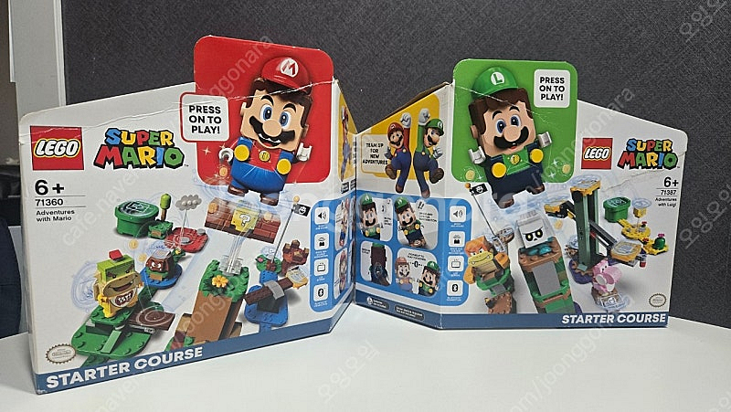 레고 마리오 루이지 스타터팩 . 71360 / 71387 . 부품 다있음. 상태 굿--0