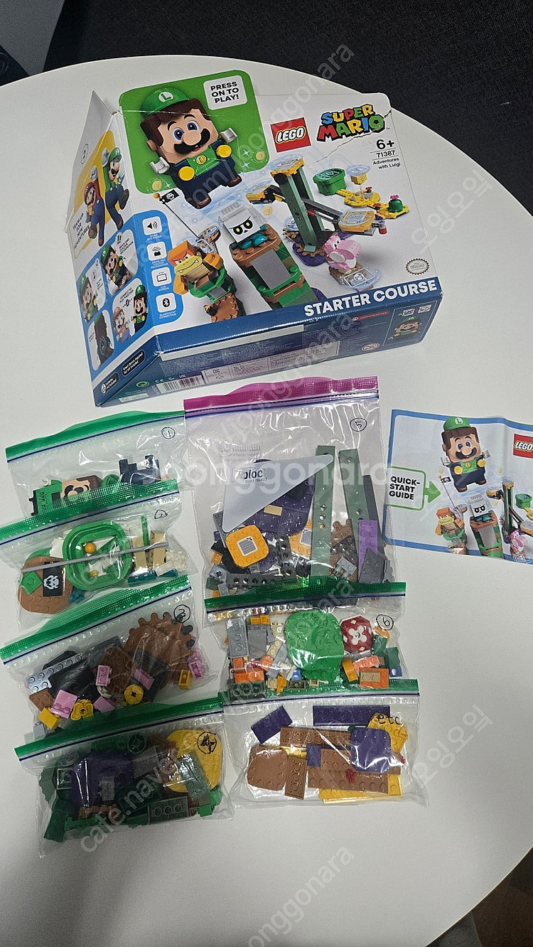 레고 마리오 루이지 스타터팩 . 71360 / 71387 . 부품 다있음. 상태 굿--2